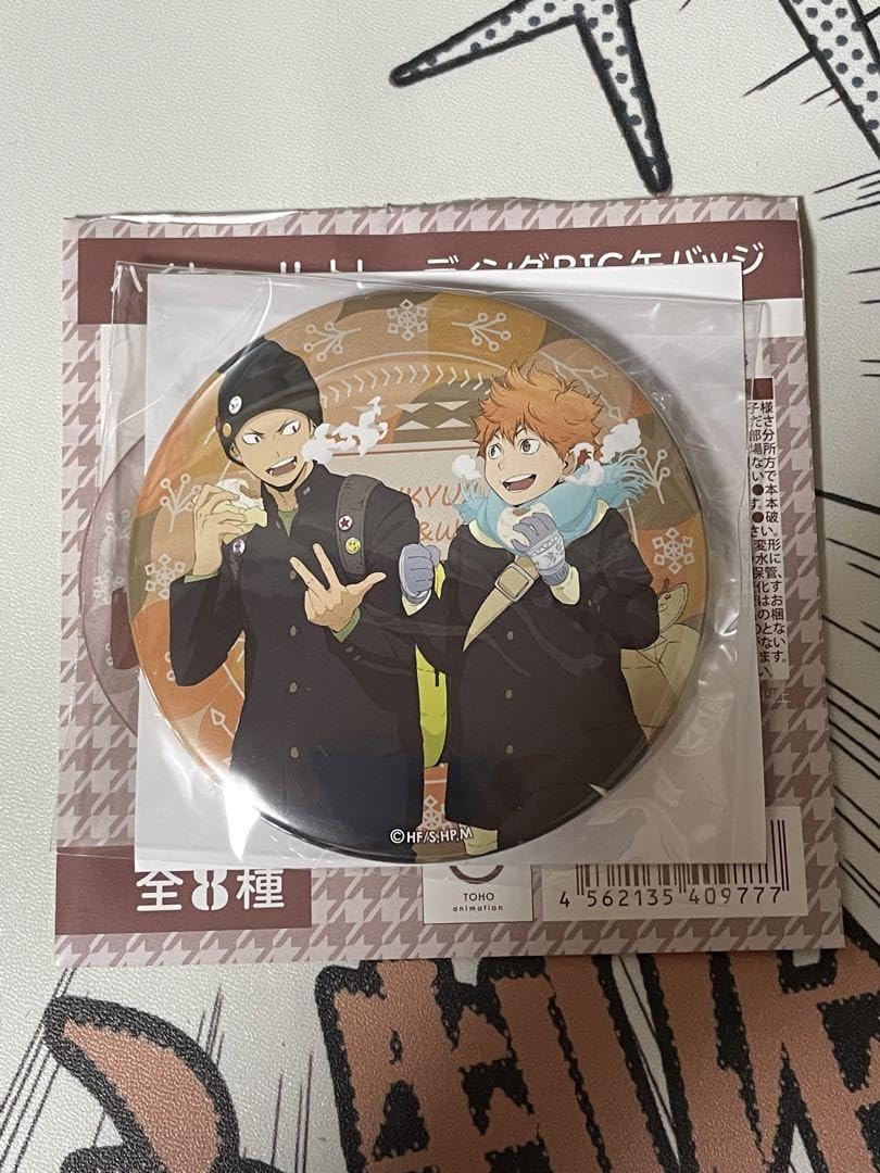 ハイキュー!! 日向翔陽 Autumn＆Winter ホログラム缶バッジ 30個